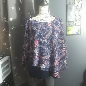 ♥️Apt 9 Flutter Top Size XL